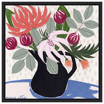 April Florals 12 By Marisa Anon Framed Canvas Wall Art Print