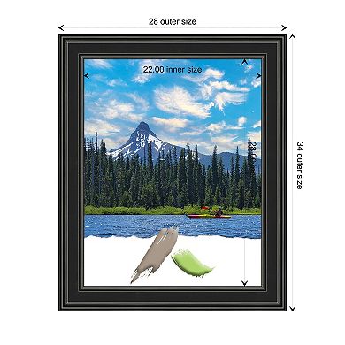 Ridge Black Picture Frame, Photo Frame, Art Frame