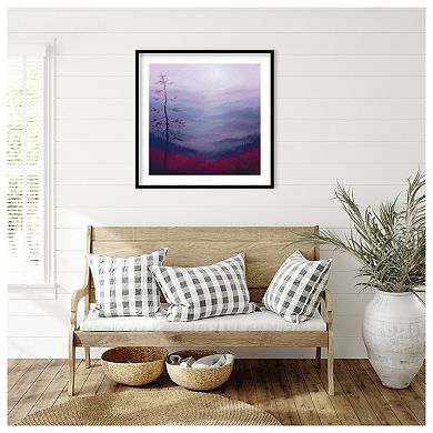 Alpine Pink By Lee Campbell Wood Framed Wall Art Print