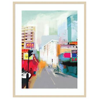 A Letter From Singapore By David Mcconochie Wood Framed Wall Art Print
