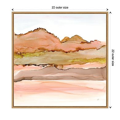 Desertscape Iv By Chris Paschke Framed Canvas Wall Art Print