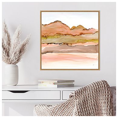 Desertscape Iv By Chris Paschke Framed Canvas Wall Art Print