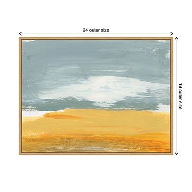 Winter Desert By Bronwyn Baker Framed Canvas Wall Art Print