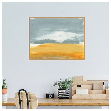 Winter Desert By Bronwyn Baker Framed Canvas Wall Art Print