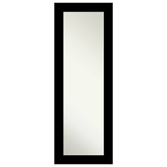 Basic Wood Non-beveled On The Door Mirror Full Length Mirror