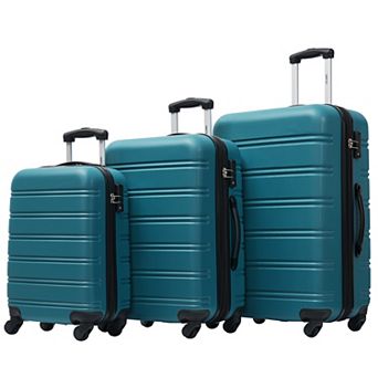 Merax 3 pc Luggage Set Hardside Spinner Suitcase with TSA Lock 20" 24' 28" Available