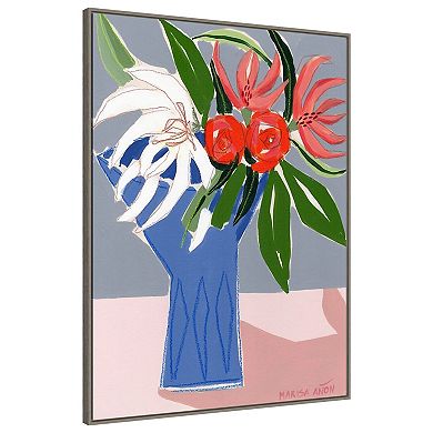 Spring Florals 10 By Marisa Anon Framed Canvas Wall Art Print