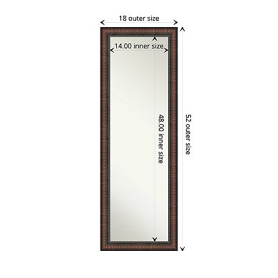 Caleb Brown Non-beveled On The Door Mirror Full Length Mirror