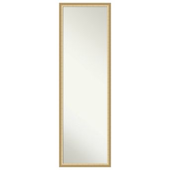 Florence Silver Non-beveled On The Door Mirror Full Length Mirror