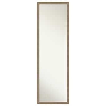 Florence Silver Non-beveled On The Door Mirror Full Length Mirror