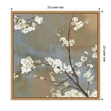 Ode To Spring Blossoms I By Asia Jensen Framed Canvas Wall Art Print