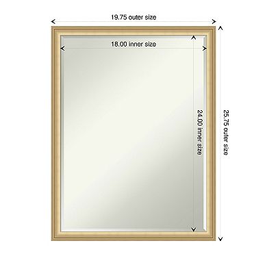 Florence Petite Bevel Bathroom Wall Mirror