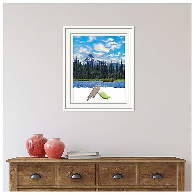 Craftsman White Wood Picture Frame, Photo Frame, Art Frame