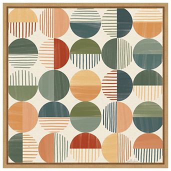 Born To Roam Pattern Ii By Janelle Penner Framed Canvas Wall Art Print