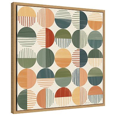 Born To Roam Pattern Ii By Janelle Penner Framed Canvas Wall Art Print