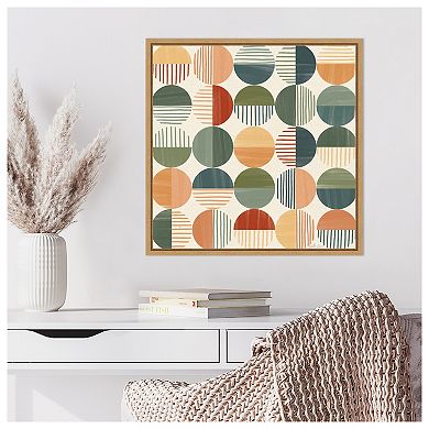 Born To Roam Pattern Ii By Janelle Penner Framed Canvas Wall Art Print