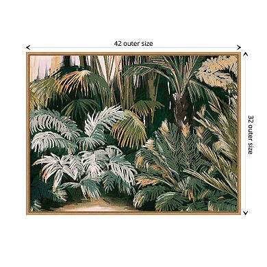 Lifes A Jungle By Urban Road Framed Canvas Wall Art Print