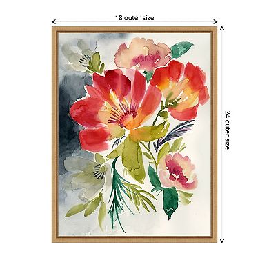 Twilight Brights I By Jennifer Goldberger Framed Canvas Wall Art Print