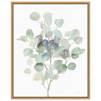 Eucalyptus Iii Cool By Danhui Nai Framed Canvas Wall Art Print