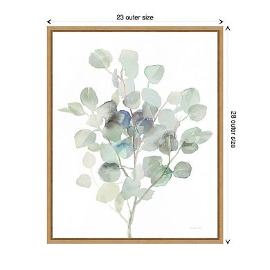 Eucalyptus Iii Cool By Danhui Nai Framed Canvas Wall Art Print