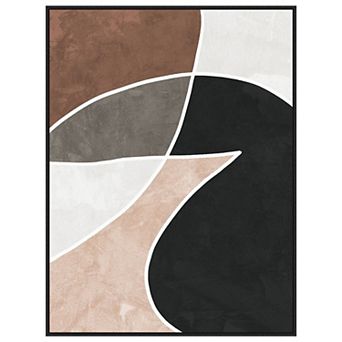 Dust By Urban Road Framed Canvas Wall Art Print