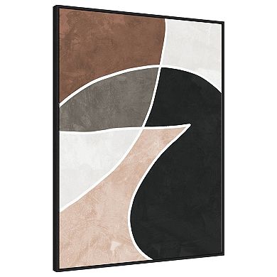 Dust By Urban Road Framed Canvas Wall Art Print