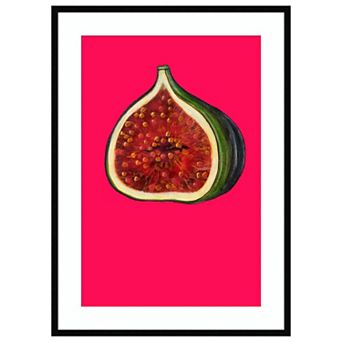 Fig By Sarah Thompsonengels Wood Framed Wall Art Print