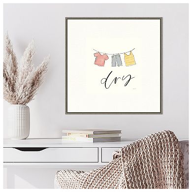 Wash Dry Fold Repeat Ii By Jenaya Jackson Framed Canvas Wall Art Print