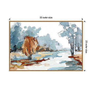Forest Backroads Vi By Jacqueline Ellens Framed Canvas Wall Art Print