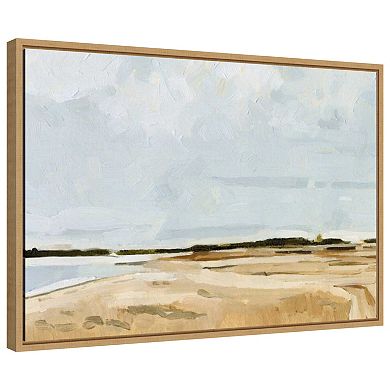 Quiet Coast I By Emma Caroline Framed Canvas Wall Art Print