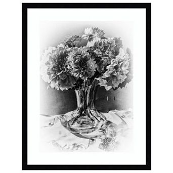 Crystal Bouquet By Alex Caminker Wood Framed Wall Art Print