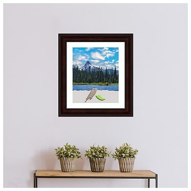 Coffee Bean Brown Picture Frame, Photo Frame, Art Frame - Matted