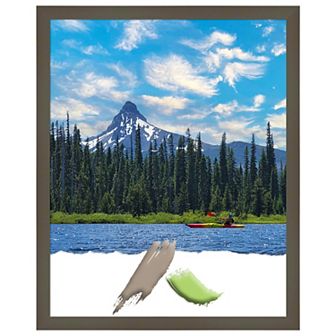 Svelte Clay Grey Wood Picture Frame, Photo Frame, Art Frame