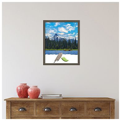 Svelte Clay Grey Wood Picture Frame, Photo Frame, Art Frame