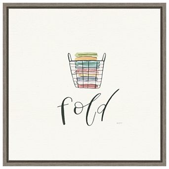 Wash Dry Fold Repeat Iii By Jenaya Jackson Framed Canvas Wall Art Print