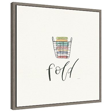 Wash Dry Fold Repeat Iii By Jenaya Jackson Framed Canvas Wall Art Print