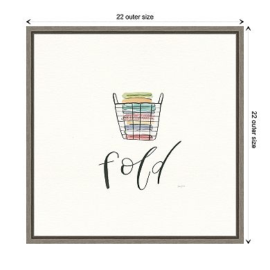 Wash Dry Fold Repeat Iii By Jenaya Jackson Framed Canvas Wall Art Print