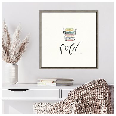 Wash Dry Fold Repeat Iii By Jenaya Jackson Framed Canvas Wall Art Print