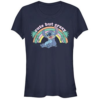 Disney's Lilo & Stitch Cute But Crazy Stitch Juniors' Graphic Tee