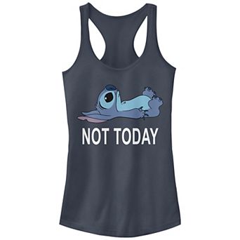 Disney's Lilo & Stitch Not Today Juniors' Racerback Graphic Tank