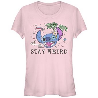 Disney's Lilo & Stitch Stay Weird Stitch Juniors' Graphic Tee