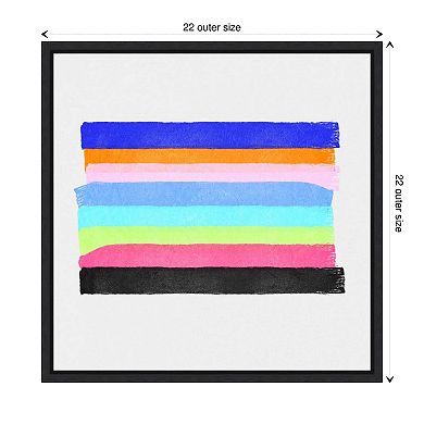 Linear Illusions I By Christine Essue Framed Canvas Wall Art Print