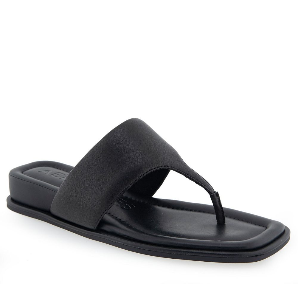 Aerosoles Barry Women's Leather Wedge Sandals