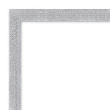 Grace Brushed Nickel Narrow Picture Frame, Photo Frame, Art Frame - Photo Size 22 X 28