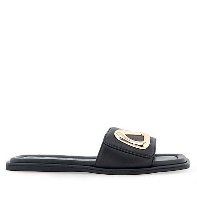 Michael michael kors cortlandt embellished leather fashion slide