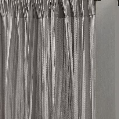 VCNY Home Crinka Rod Pocket Room Darkening 2-Piece Window Curtain Panel Set