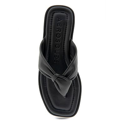 Aerosoles Bond Women's Leather Thong Sandals