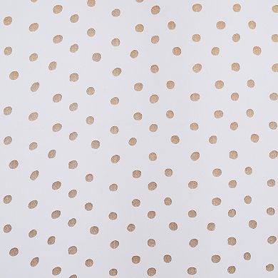 VCNY Home Dots Glow-in-the-Dark Light Filtering 2-Piece Window Curtain Panel Set