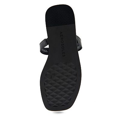 Aerosoles Boston Women's Leather Flat Sandals