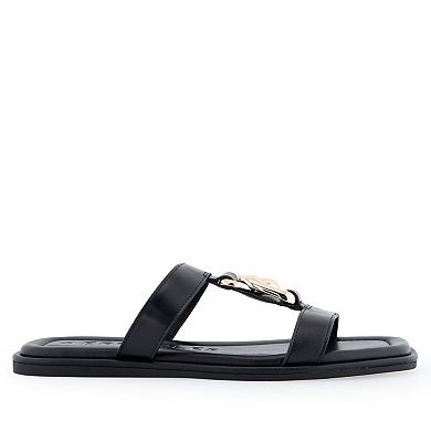Aerosoles Boston Women's Leather Flat Sandals